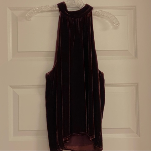 Anthropologie Kachel Chelsea velvet halter sz 12 - Picture 13 of 14
